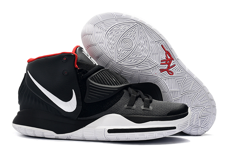New Nike Kyrie 6 Black White Red Shoes